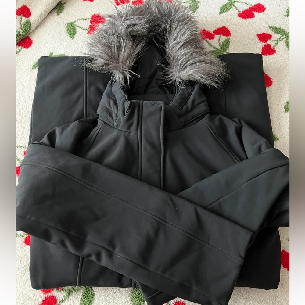 The North Face Women's Black Puffer Jacket with Fur Hood